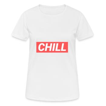 Chill - T-shirt respirant Femme - blanc - Devant - AI Model Female 172 dark (172cm)