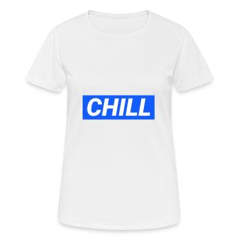 Chill - T-shirt respirant Femme - blanc - Devant - AI Model Female 172 dark (172cm)