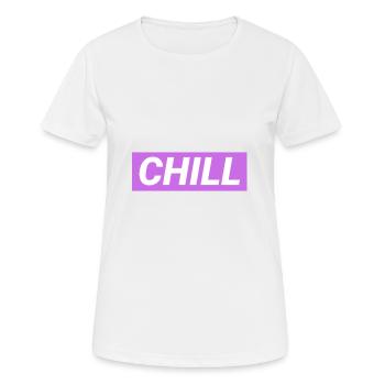 Chill - T-shirt respirant Femme - blanc - Devant - AI Model Female 172 dark (172cm)