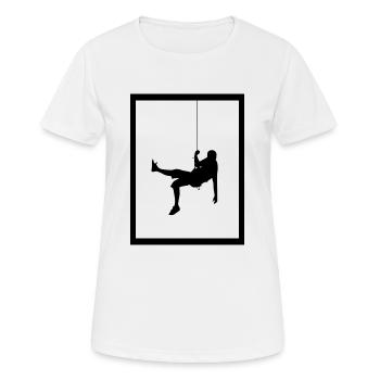 escalade - T-shirt respirant Femme - blanc - Devant - AI Model Female 172 dark (172cm)