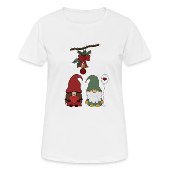 wichtel - Frauen T-Shirt atmungsaktiv - Weiß - Vorne - AI Model Female 172 dark (172cm)