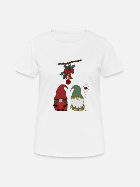 wichtel - Frauen T-Shirt atmungsaktiv - Weiß