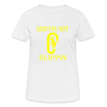 Bloc - T-shirt respirant Femme - blanc - Devant - AI Model Female 172 dark (172cm)