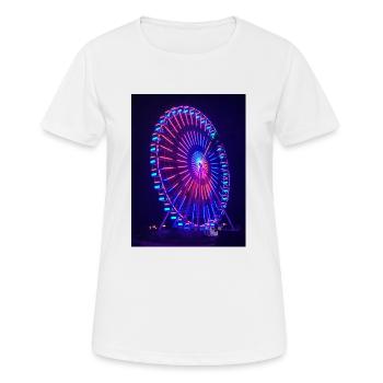 Grande roue de grömitz - T-shirt respirant Femme - blanc - Devant - AI Model Female 172 dark (172cm)