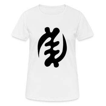 Suprématie de Dieu - T-shirt respirant Femme - blanc - Devant - AI Model Female 172 dark (172cm)