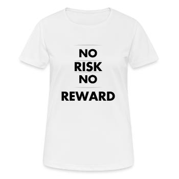 No Risk No reward - Women's Breathable T-Shirt - white - Front - AI Model Female 172 dark (172cm)
