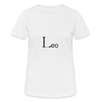 SZ Leo - Frauen T-Shirt atmungsaktiv - Weiß - Vorne - AI Model Female 172 dark (172cm)