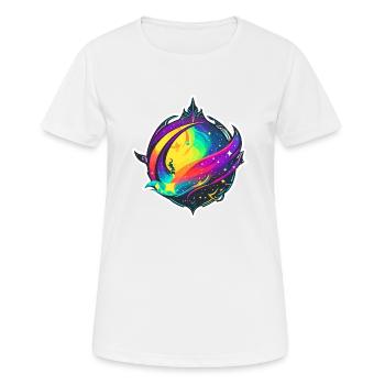 Erstaunlicher Raum - Frauen T-Shirt atmungsaktiv - Weiß - Vorne - AI Model Female 172 dark (172cm)
