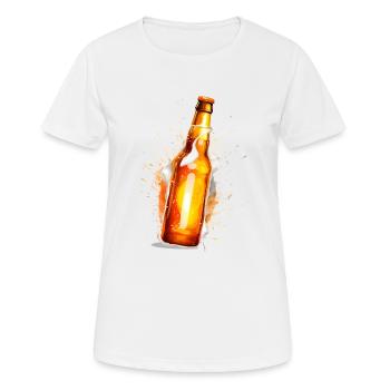 Délice du houblon - T-shirt respirant Femme - blanc - Devant - AI Model Female 172 dark (172cm)
