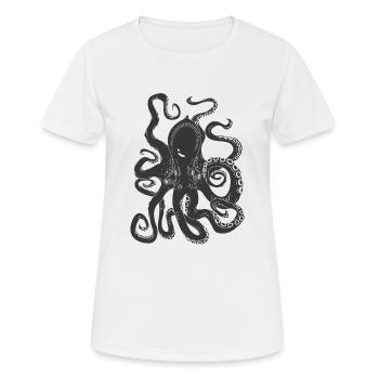 Meerestiere - Frauen T-Shirt atmungsaktiv - Weiß - Vorne - AI Model Female 172 dark (172cm)