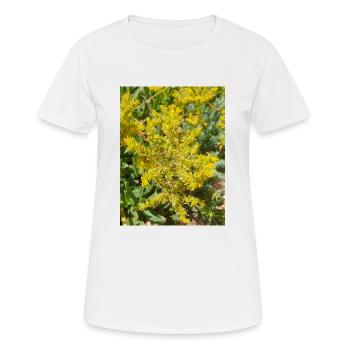 goldmoss stonecrop aussi mossy stonecrop Sedum acre - T-shirt respirant Femme - blanc - Devant - AI Model Female 172 dark (172cm)