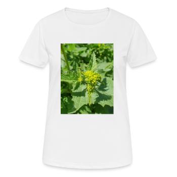 Schwarzer Senf - Frauen T-Shirt atmungsaktiv - Weiß - Vorne - AI Model Female 172 dark (172cm)