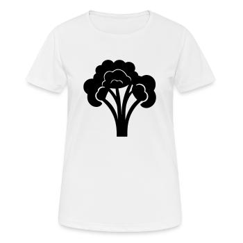 brocoli - T-shirt respirant Femme - blanc - Devant - AI Model Female 172 dark (172cm)
