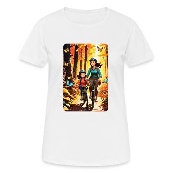 personalized design mother's gift - Women's Breathable T-Shirt - white - Front - AI Model Female 172 dark (172cm)