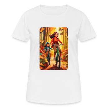 personalized design mother's gift - Women's Breathable T-Shirt - white - Front - AI Model Female 172 dark (172cm)