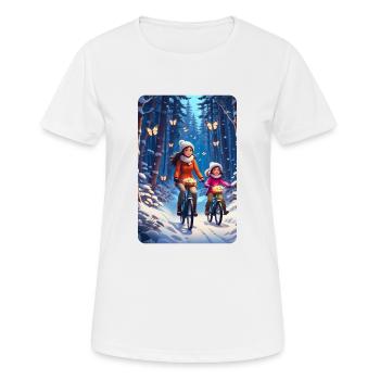 personalized design mother's gift - Women's Breathable T-Shirt - white - Front - AI Model Female 172 dark (172cm)