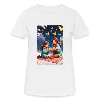 personalized design mother's gift - Women's Breathable T-Shirt - white - Front - AI Model Female 172 dark (172cm)