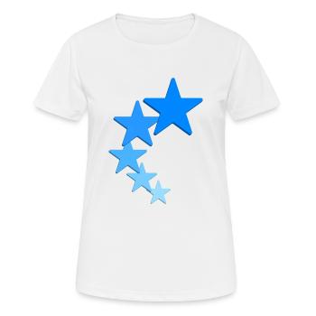 Star Logo - Women's Breathable T-Shirt - white - Front - AI Model Female 172 dark (172cm)