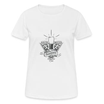 Pessimiste - T-shirt respirant Femme - blanc - Devant - AI Model Female 172 dark (172cm)