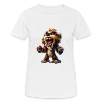 Toons Bigfoot #lovely - T-shirt respirant Femme - blanc - Devant - AI Model Female 172 dark (172cm)
