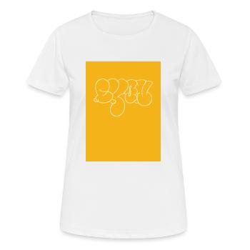Lyon orange - Frauen T-Shirt atmungsaktiv - Weiß - Vorne - AI Model Female 172 dark (172cm)