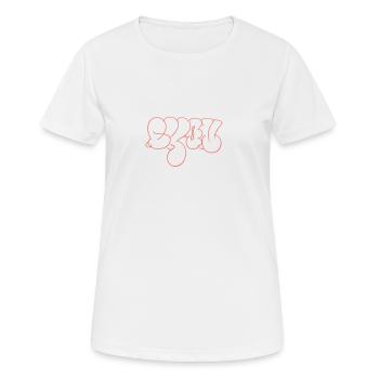 Lyon Street Art Souvenir - T-shirt respirant Femme - blanc - Devant - AI Model Female 172 dark (172cm)
