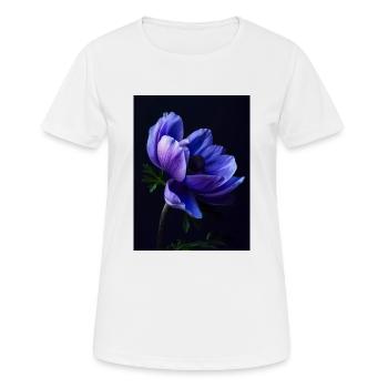 Poster Purple Beauty 3 - Frauen T-Shirt atmungsaktiv - Weiß - Vorne - AI Model Female 172 dark (172cm)