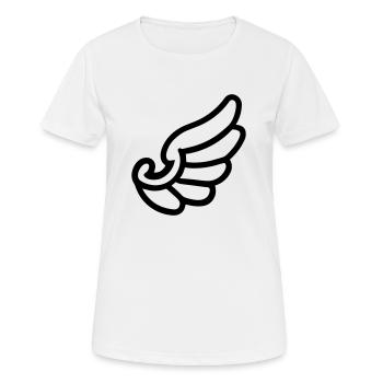 Angel Wings - Women's Breathable T-Shirt - white - Front - AI Model Female 172 dark (172cm)