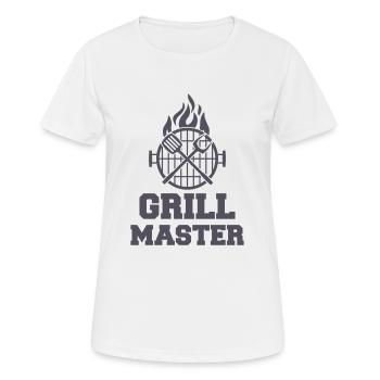 Grill Master BBQ - Women's Breathable T-Shirt - white - Front - AI Model Female 172 dark (172cm)