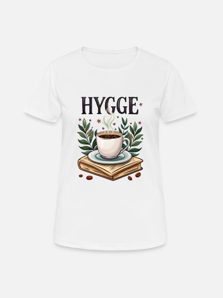 HYGGE - Frauen T-Shirt atmungsaktiv - Weiß