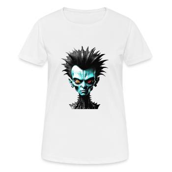 Green Freak - Frauen T-Shirt atmungsaktiv - Weiß - Vorne - AI Model Female 172 dark (172cm)