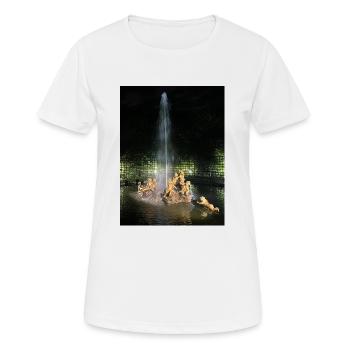 Bassin des Enfants dorés - T-shirt respirant Femme - blanc - Devant - AI Model Female 172 dark (172cm)