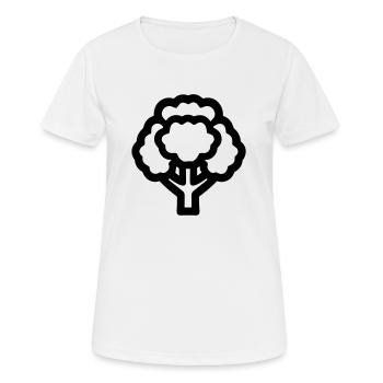brocoli - T-shirt respirant Femme - blanc - Devant - AI Model Female 172 dark (172cm)