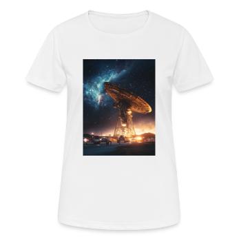 Lost in Space 1 4 - Frauen T-Shirt atmungsaktiv - Weiß - Vorne - AI Model Female 172 dark (172cm)