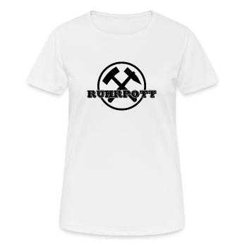 ruhrpott - T-shirt respirant Femme - blanc - Devant - AI Model Female 172 dark (172cm)