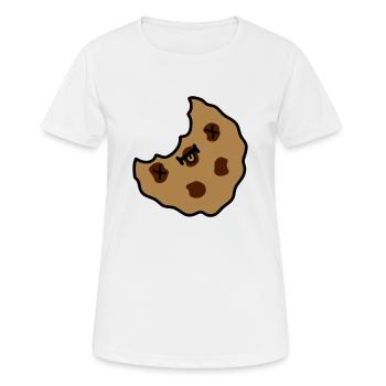 totes plaetzchen stueck - Frauen T-Shirt atmungsaktiv - Weiß - Vorne - AI Model Female 172 dark (172cm)