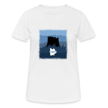 Mystic Sbg - T-shirt respirant Femme - blanc - Devant - AI Model Female 172 dark (172cm)