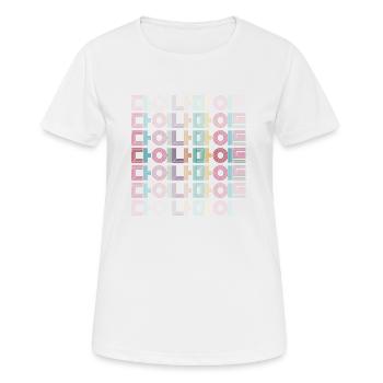 DYNAMITE 2 - T-shirt respirant Femme - blanc - Devant - AI Model Female 172 dark (172cm)