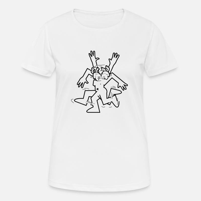 Fantazia Dancing Man - Women's Breathable T-Shirt - white