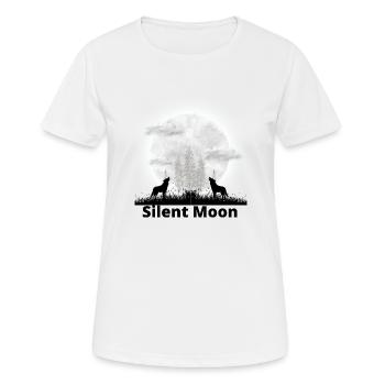Silent Moon - Women's Breathable T-Shirt - white - Front - AI Model Female 172 dark (172cm)