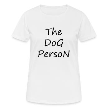 Hund Dog - Frauen T-Shirt atmungsaktiv - Weiß - Vorne - AI Model Female 172 dark (172cm)