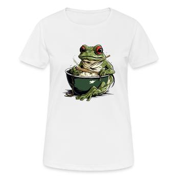 Jewel the frog - Women's Breathable T-Shirt - white - Front - AI Model Female 172 dark (172cm)