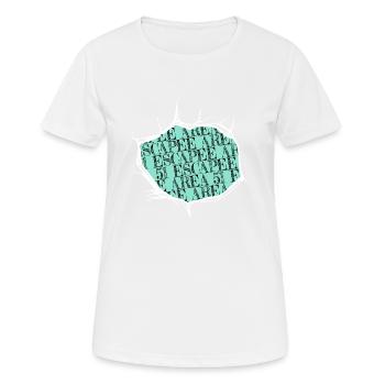 sayings funny authors editor funny sayings humor - Women's Breathable T-Shirt - white - Front - AI Model Female 172 dark (172cm)