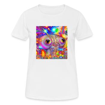 Univers - T-shirt respirant Femme - blanc - Devant - AI Model Female 172 dark (172cm)