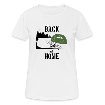 Back at Home Carphunter Carp Carp Carp Angler - Women's Breathable T-Shirt - white - Front - AI Model Female 172 dark (172cm)
