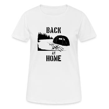 Back at Home Carphunter Carp Carp Carp Angler - Women's Breathable T-Shirt - white - Front - AI Model Female 172 dark (172cm)