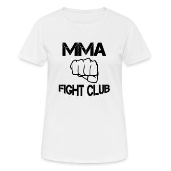 Club de combat MMA - T-shirt respirant Femme - blanc - Devant - AI Model Female 172 dark (172cm)