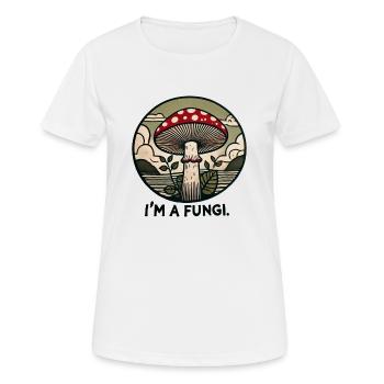 Pilze - Frauen T-Shirt atmungsaktiv - Weiß - Vorne - AI Model Female 172 dark (172cm)