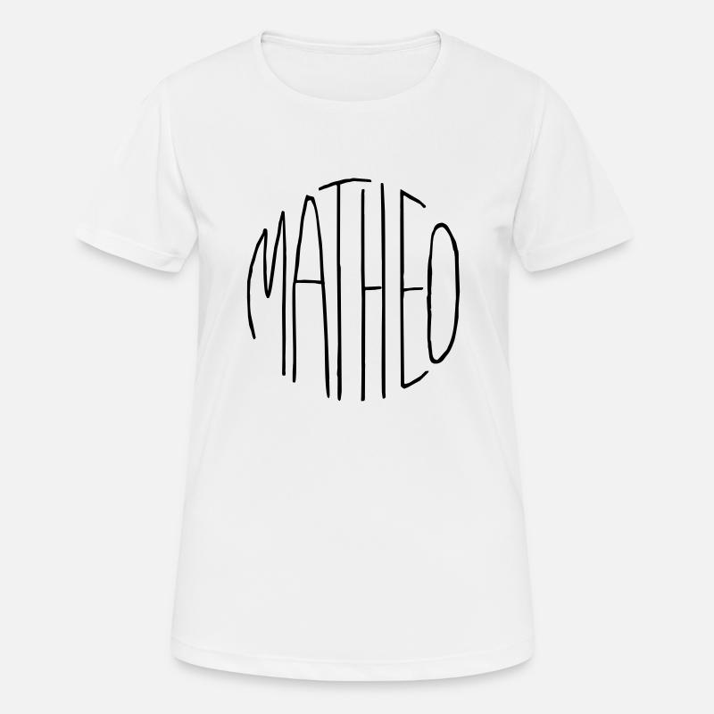 Matheo - Women's Breathable T-Shirt - white