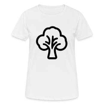 brocoli - T-shirt respirant Femme - blanc - Devant - AI Model Female 172 dark (172cm)